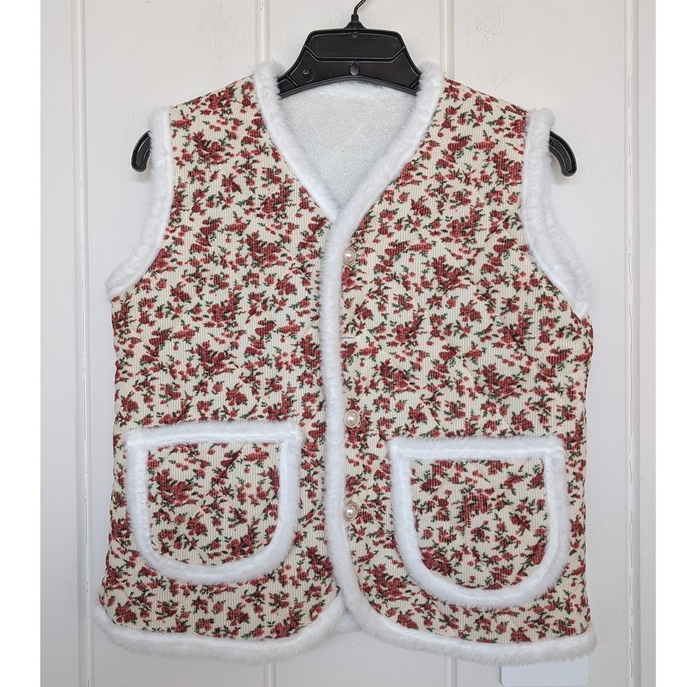 Viral‎ Korean Grandma Floral Kimjang Kid's Vest